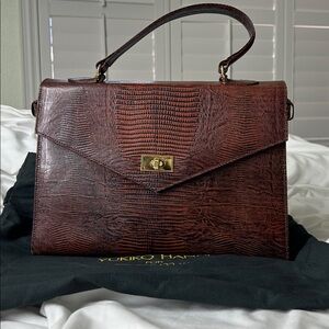 🖤Vintage💕Yukiko Hanai leather tote bag